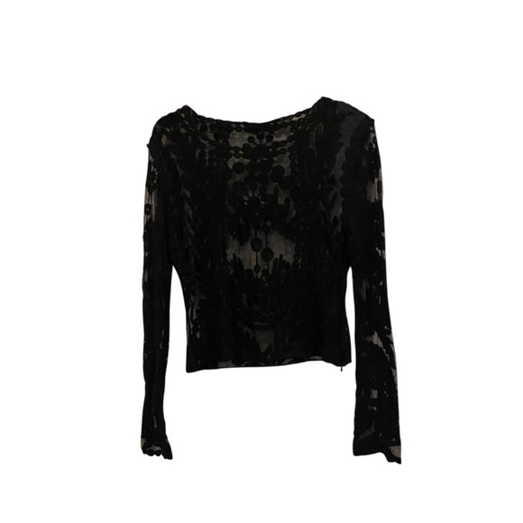 Anthropologie Tops - Anthropology Black Lace Top